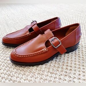 NEW Everlane the Mary Jane Loafer in Chestnut brown  - size 5.5